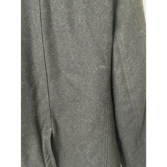 MICHAEL Michael Kors Gray Button Front Wool Blend Coat, Size L 🗣LAST CHANCE🗣 - Picture 4 of 4